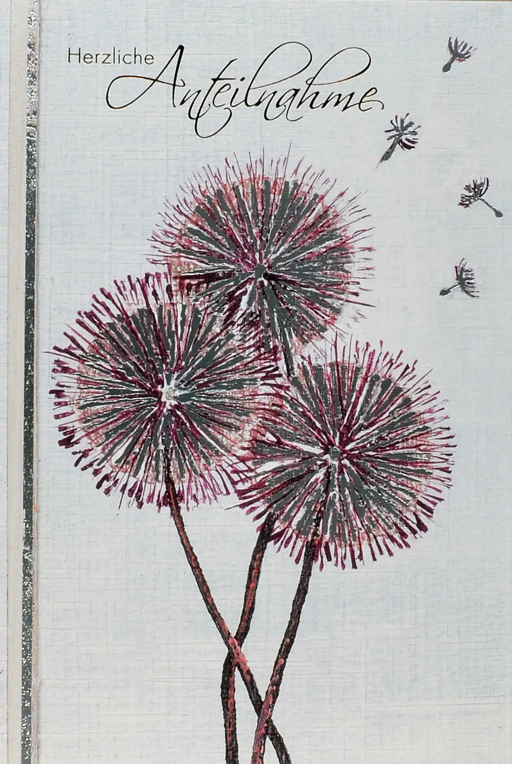 ABC Trauerkarte Pusteblume Idealshop