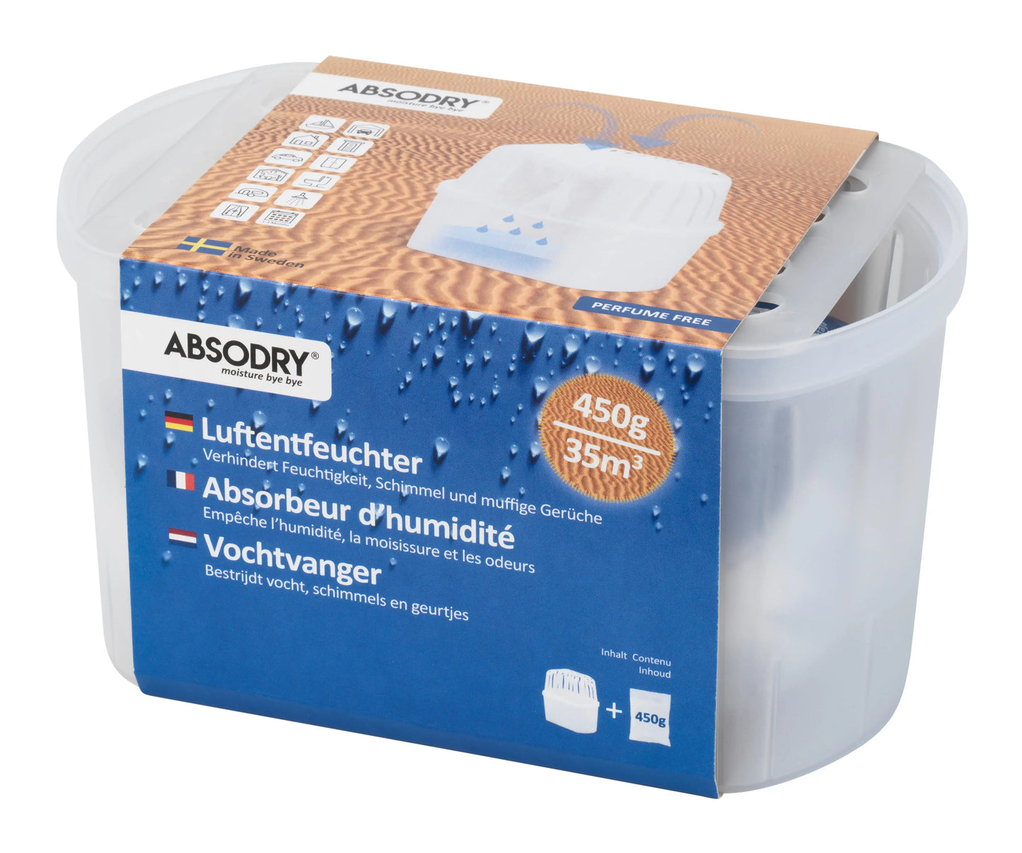 ABSODRY Luftentf. Mini Compact 450g 456.530354.00 transparent Idealshop
