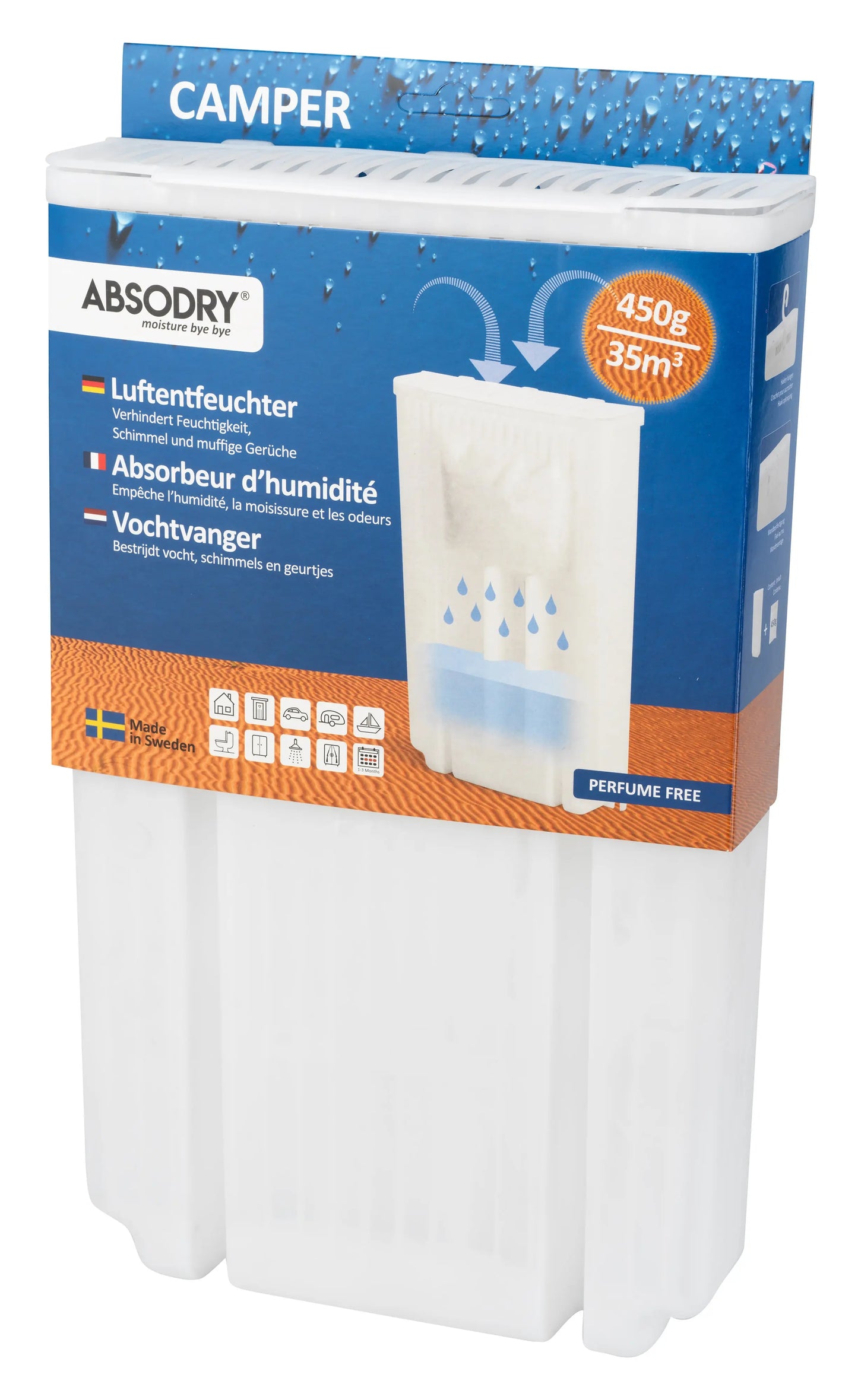 ABSODRY Luftentfeuchter Camper 450g Idealshop