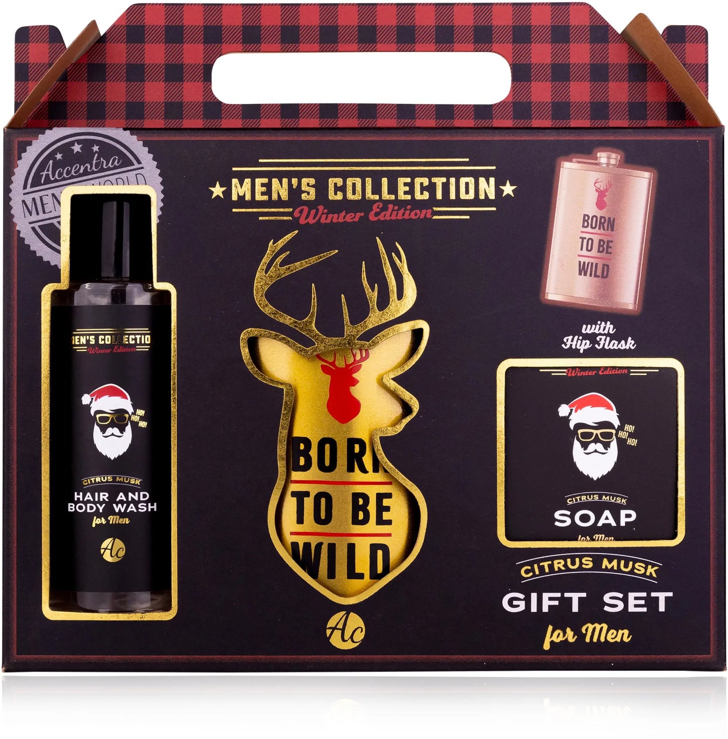 ACCENTRA Geschenkset Flachmann 150ml Idealshop