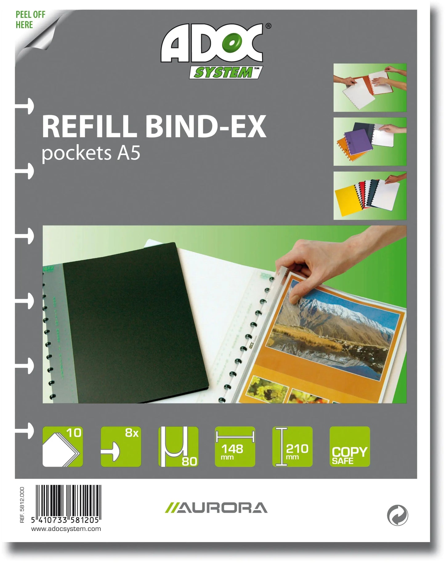 ADOC Ersatztaschen A5 Idealshop