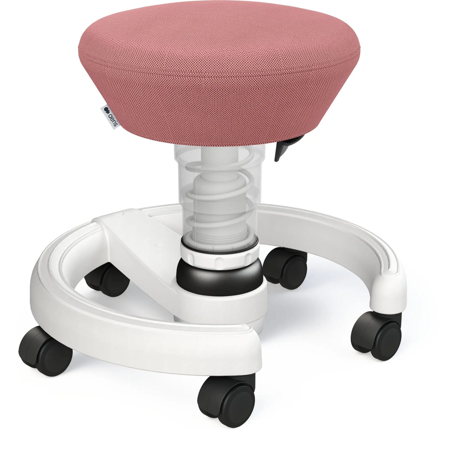 AERIS Kindersitzhocker Swoppster 120WHWHHQ03 rosa/weiss, mit Rollen Idealshop