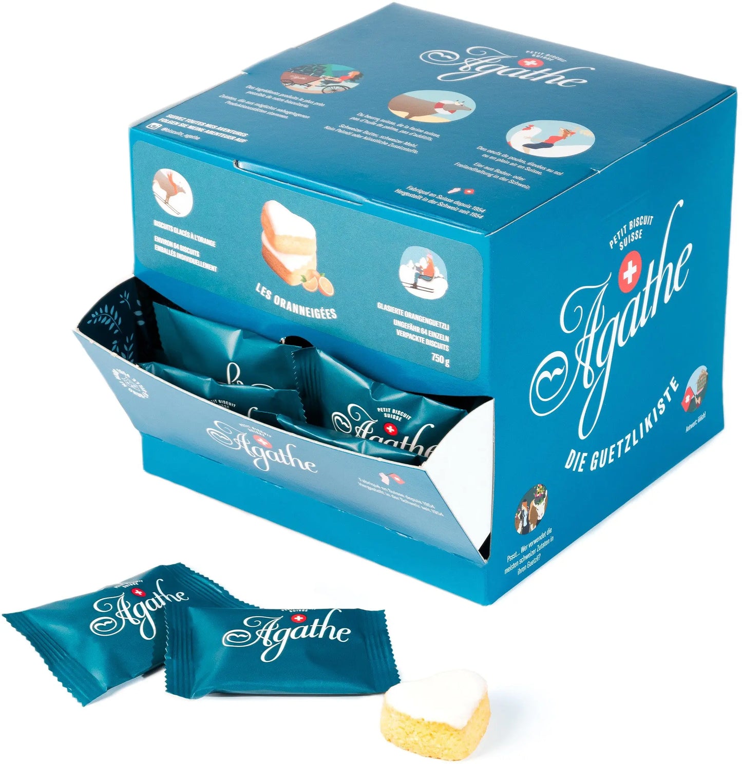 AGATHE Orangen-Sablés 450 750g, 64 Stk. Idealshop