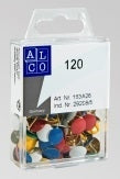 ALCO Reissnägel SUN, lackiert 9,5mm 153A26 farbig ass. 120 Stück Idealshop