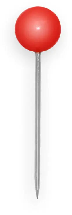 ALCO Landkartennadel 5x16mm 612 rot 100 Stück Idealshop