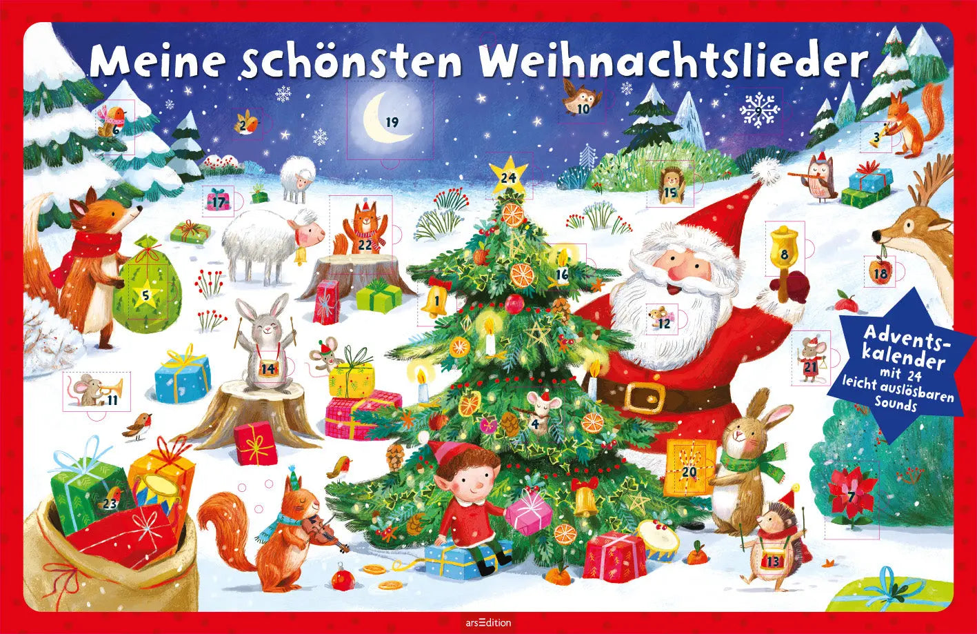 ARS EDITI Adventskalender 62x40.2cm Idealshop