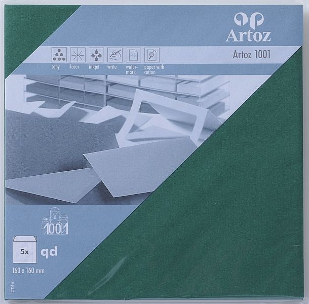 ARTOZ Couverts 1001 160x160mm 107454183 100g, racing green 5 Stück Idealshop