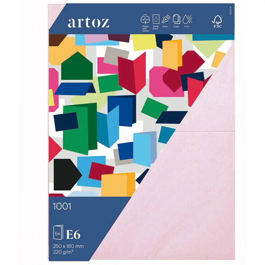 ARTOZ Karten 1001 E6 10737226-483 220g, kirschblüte 5 Blatt Idealshop