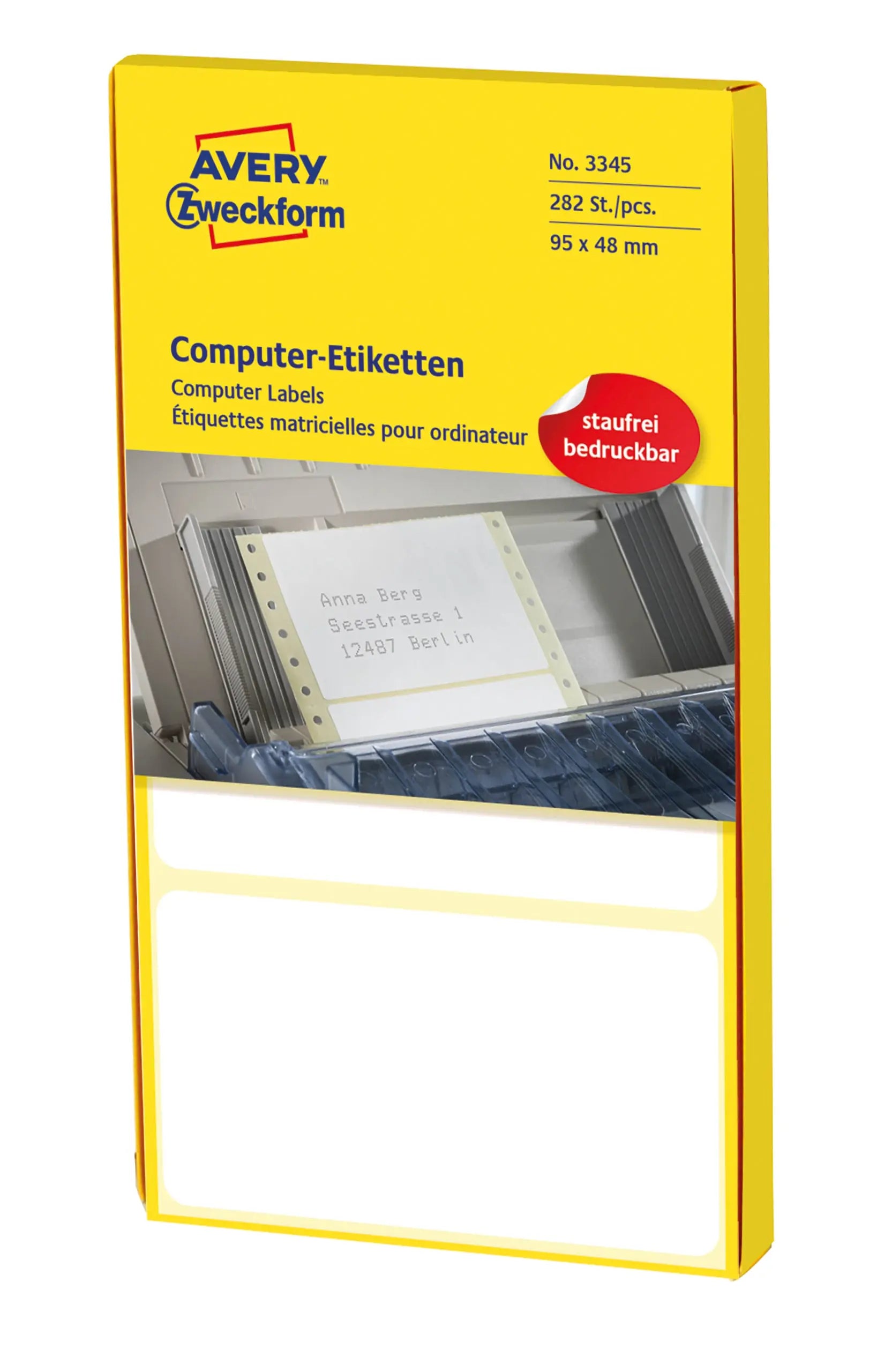AVERY ZW. Adressetiketten        95x48mm Idealshop