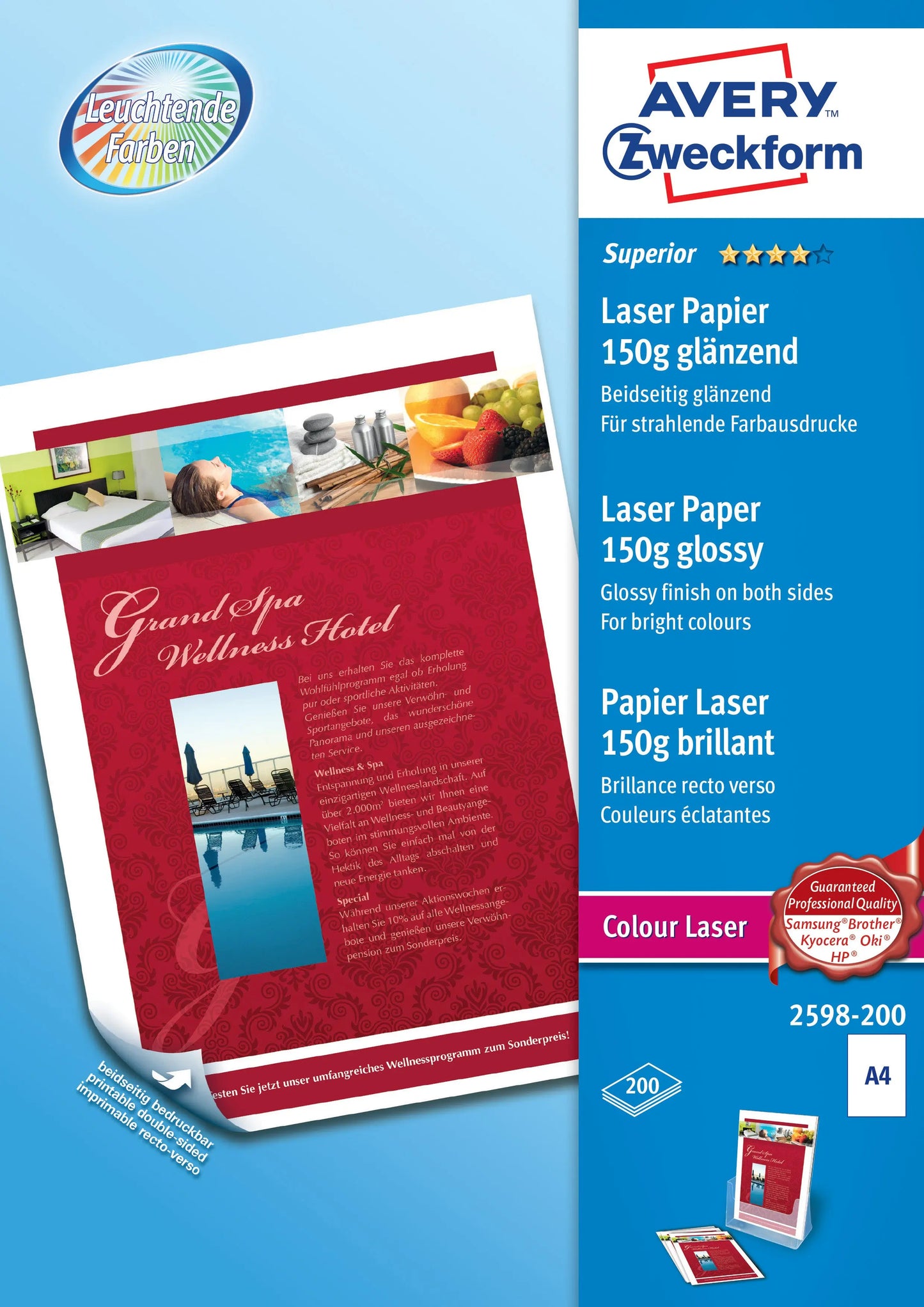 AVERY ZW. Premium Color Laser Paper A4 Idealshop