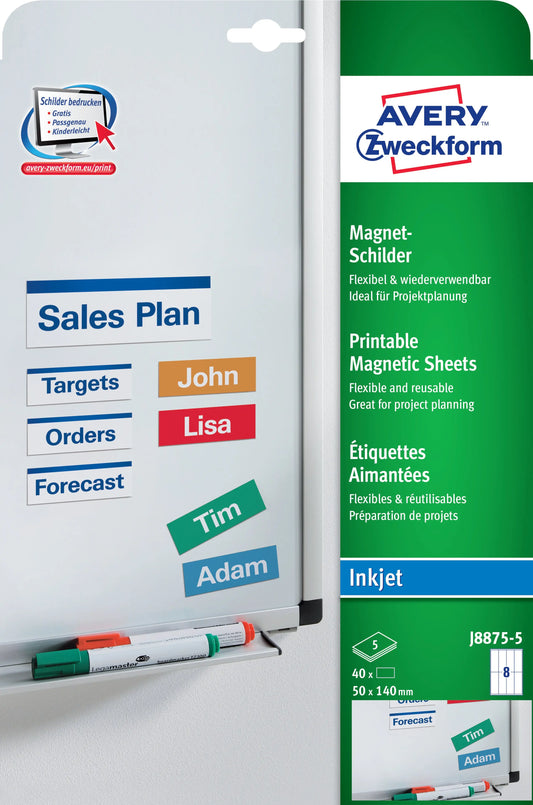 AVERY ZWE Magnet-Schilder Idealshop