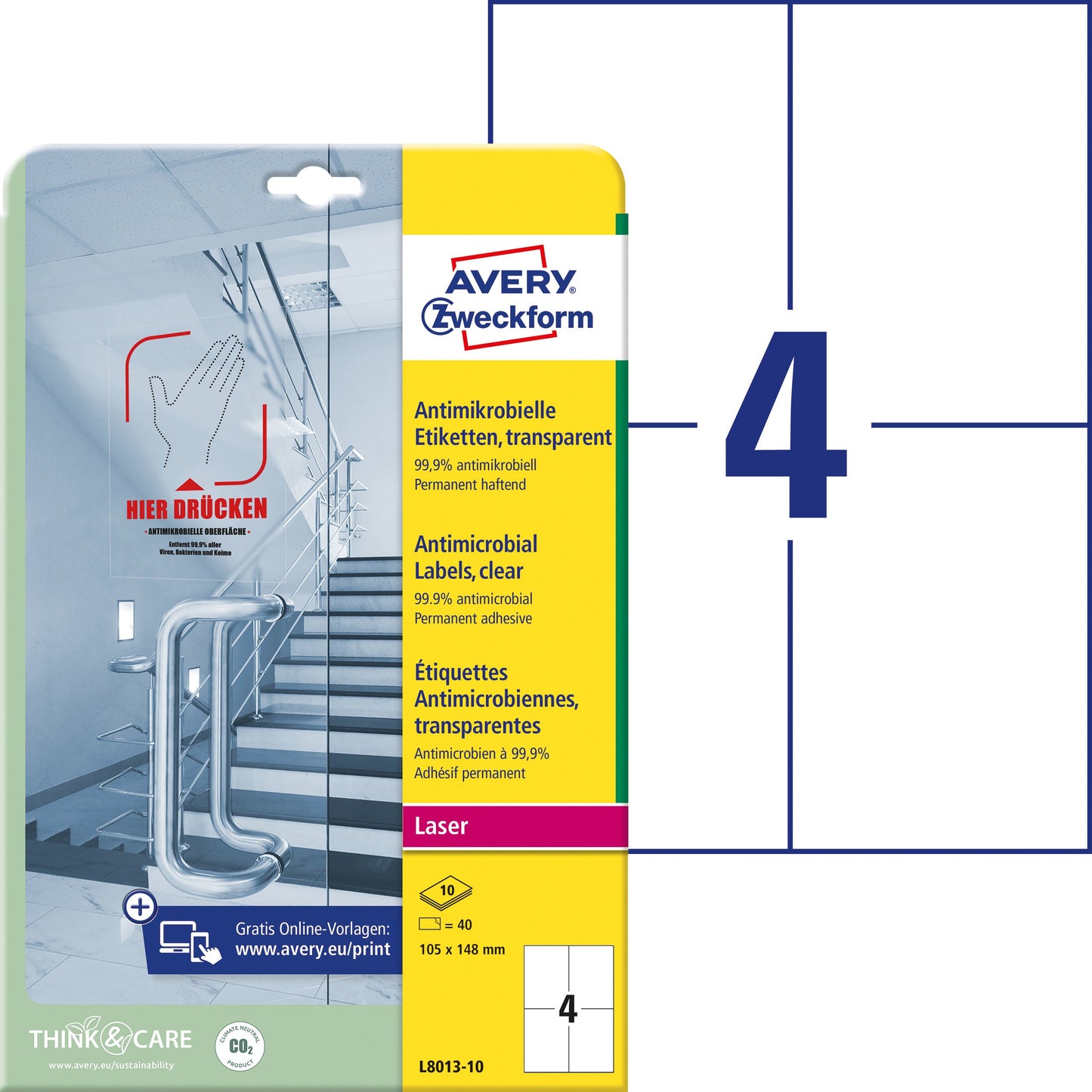 AVERY ZWE Etiketten Idealshop
