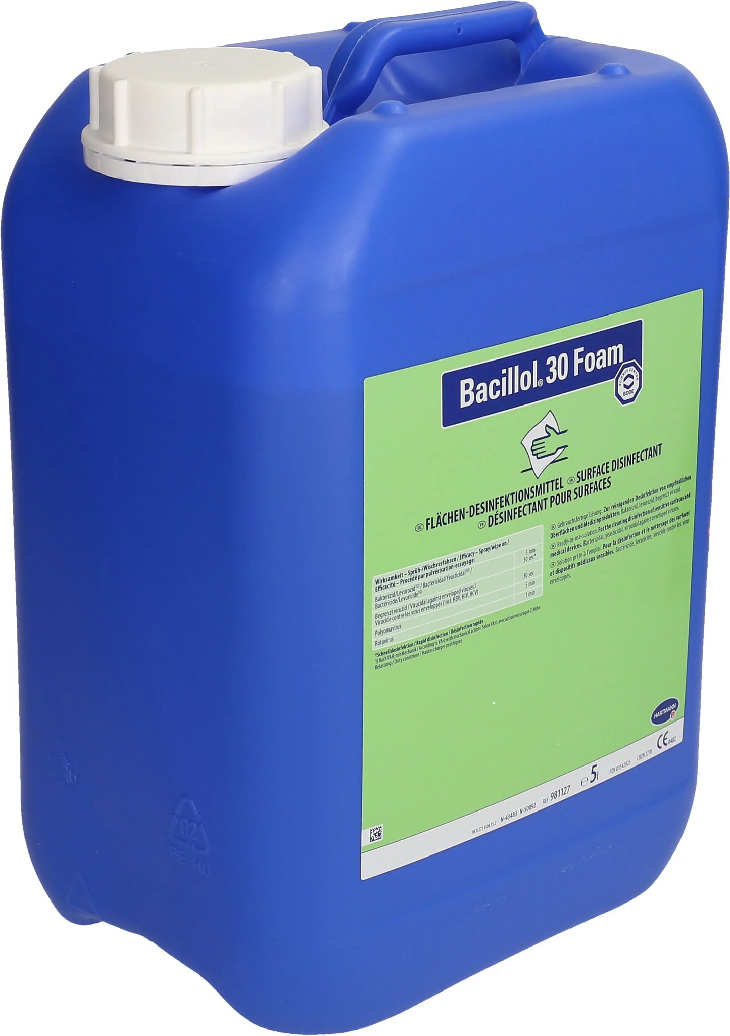 BACILLOL Desinfektionsmittel 30 5lt 9818390 Foam Idealshop