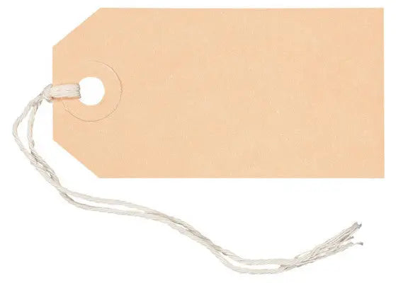 BIELLA Anhänge-Etiketten 45x90mm 56109000U braun 50 Stück Idealshop