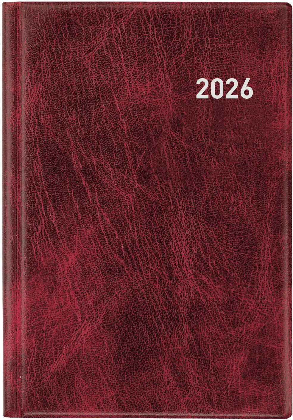 BIELLA Geschäftsagenda Terminia 2026 817535470026U 1W/2S weinrot ML 14.5x20.5cm Idealshop