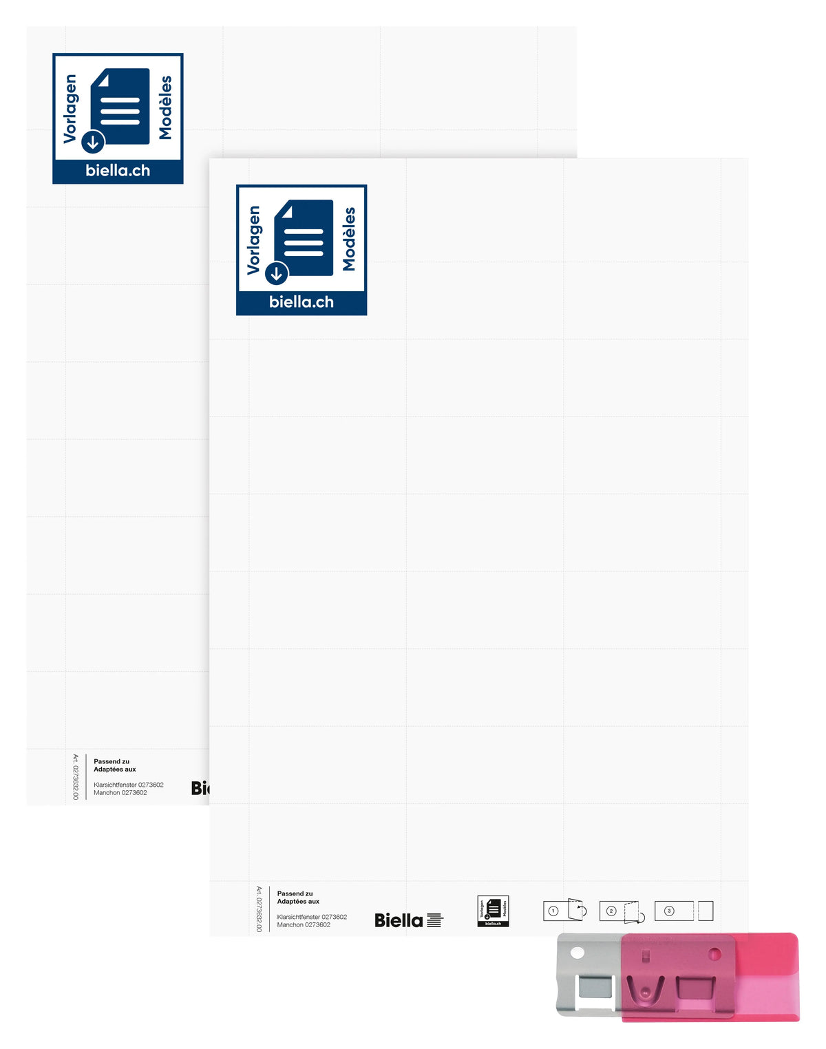 BIELLA Hängemappen-Etiketten 60x30mm 27363200U weiss 270 Stück Idealshop