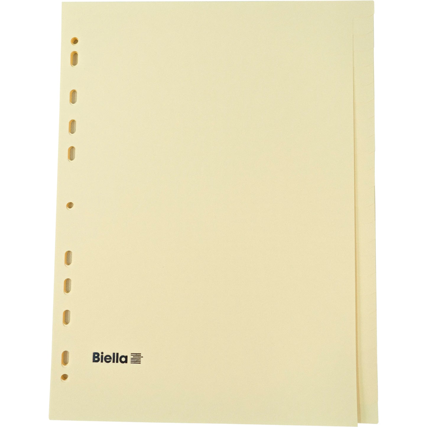 BIELLA Kartonregister A4 19542400U gelb 24-teilig Idealshop