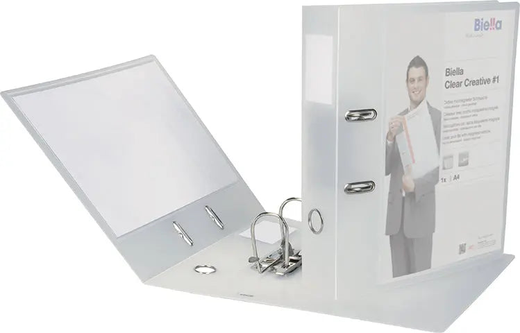BIELLA Ordner Clear Creative#1 7cm 11941703U transparent A4 Idealshop