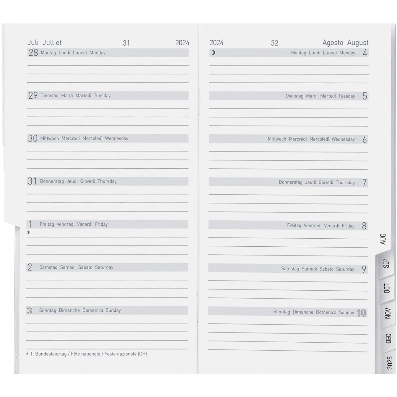 BIELLA Planer Bern 2025 Idealshop