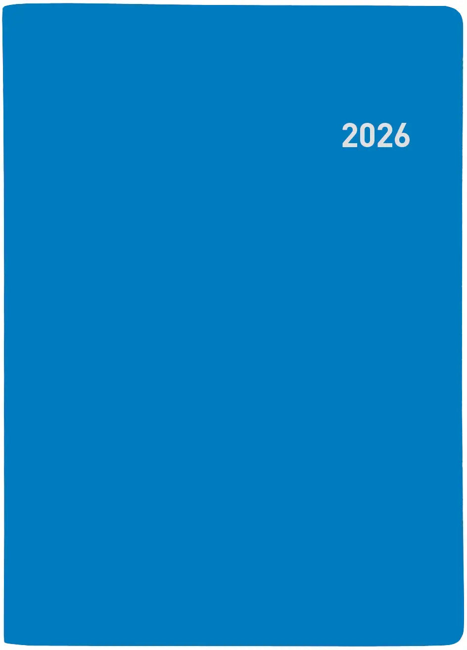 BIELLA Planer Glasgow 2026 855312050026U 1M/2S blau ML 10x13.9cm Idealshop