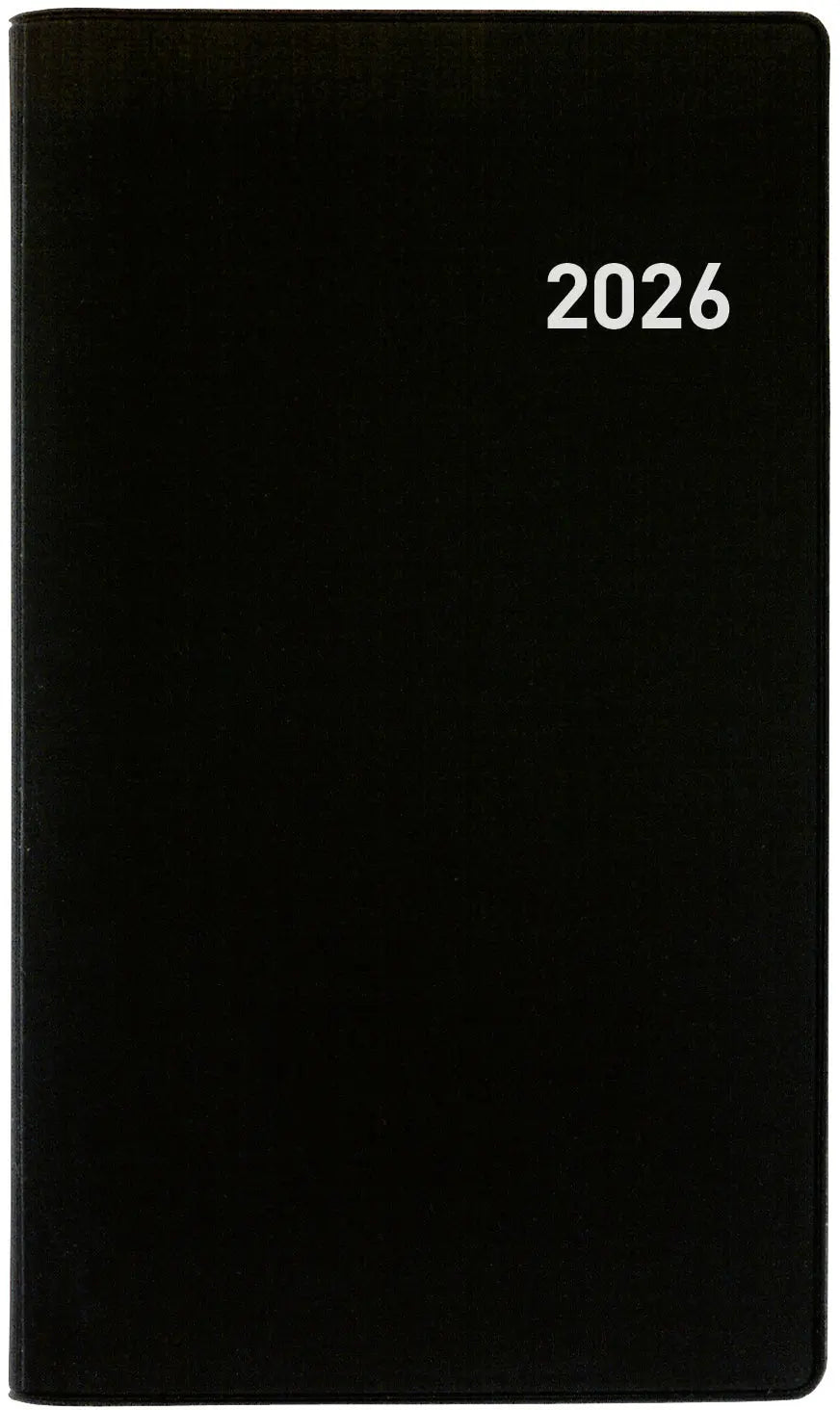 BIELLA TA Bruxelles Wire-O 2026 858773020026U 1W/2S schwarz ML 8.5x15.3cm Idealshop