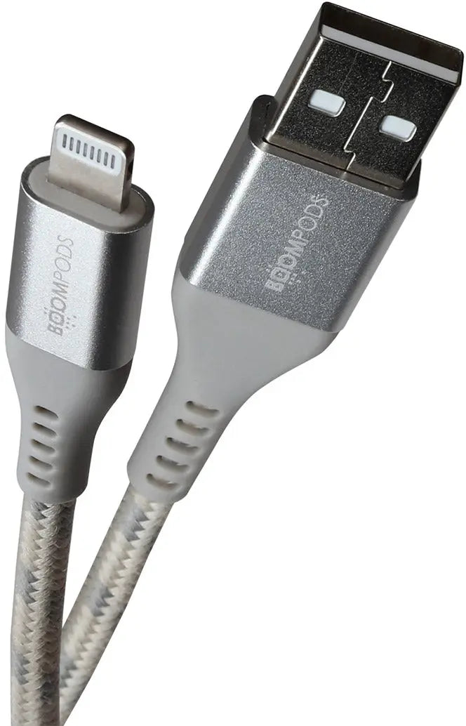 BOOMPODS Tide USB- A-Lightning Cable TCAATI 1.5m,titanium Idealshop