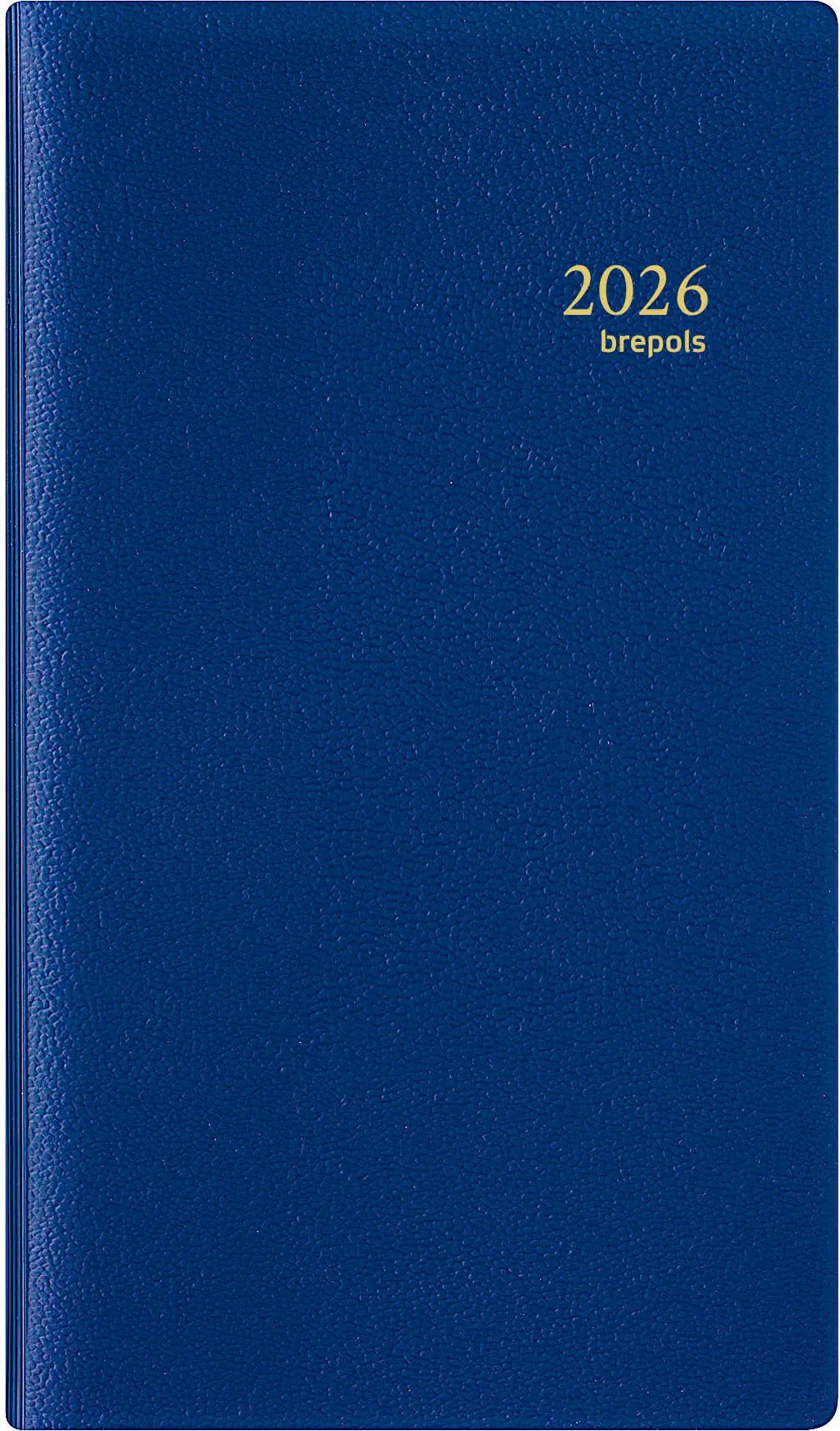 BREPOLS Agenda Notaplan Genova 2026 0.716.2051 1W/2S blau 8.9x16cm Idealshop