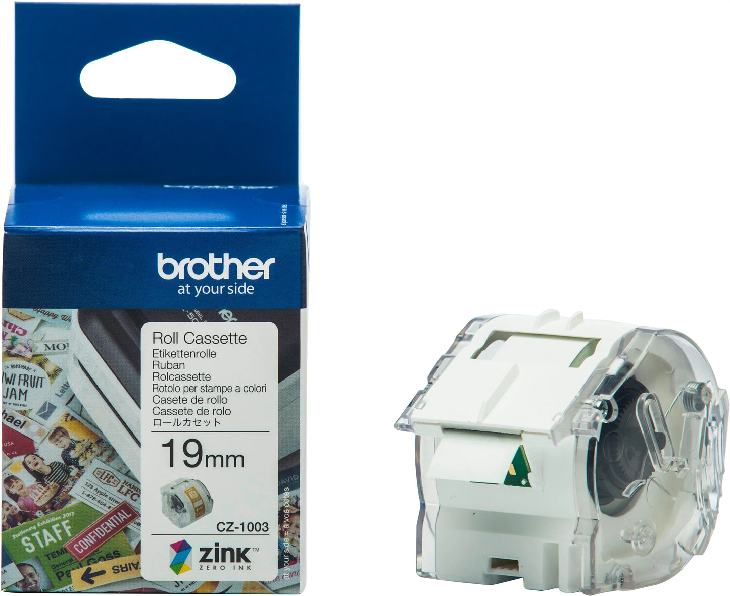 BROTHER Colour Paper Tape 19mm/5m Idealshop