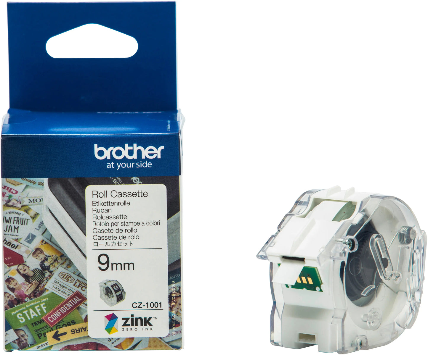 BROTHER Colour Paper Tape 9mm/5m Idealshop