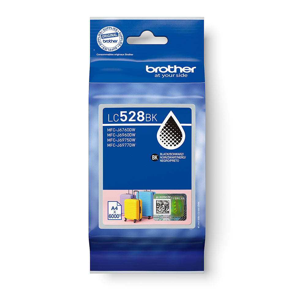 BROTHER Tintenpatrone schwarz LC-528BK MFC-J6760DW 6000 Seiten Idealshop