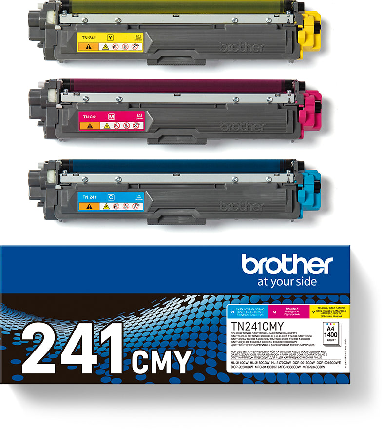 BROTHER Toner Multipack CMY TN-241CMY HL-3140/3170 1400 Seiten Idealshop