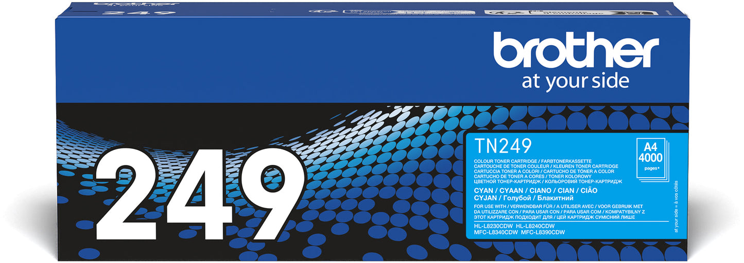 BROTHER Toner Super HY cyan TN-249C HL-L8240CDW 4000 Seiten Idealshop