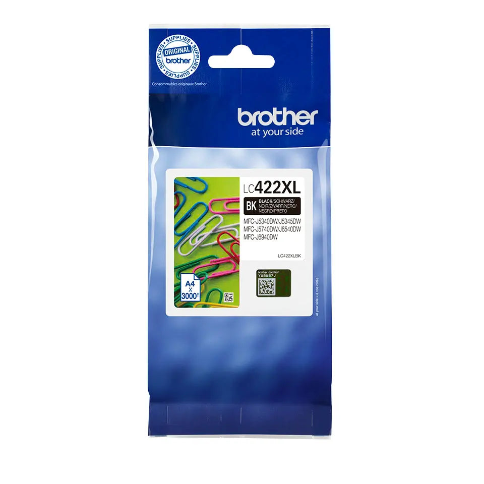 BROTHER Tintenpatrone HY schwarz LC-422XLBK MFC-J5340 3000 Seiten Idealshop