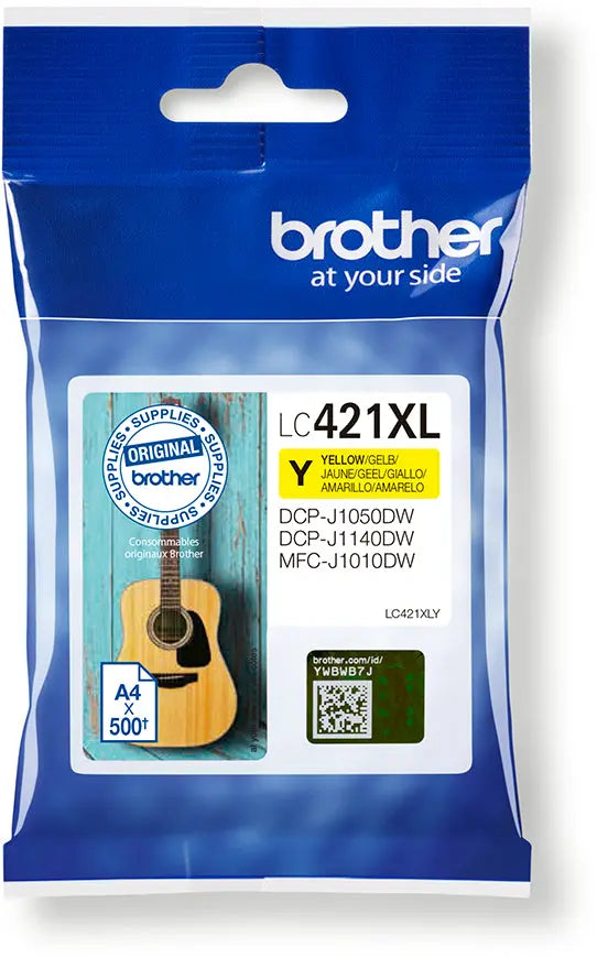 BROTHER Tintenpatrone HY yellow LC-421XLY DCP-J1050 500 Seiten Idealshop