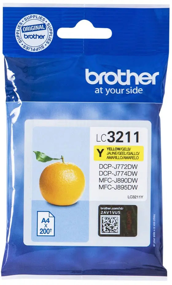 BROTHER Tintenpatrone yellow LC-3211Y DCP-J774DW 200 Seiten Idealshop