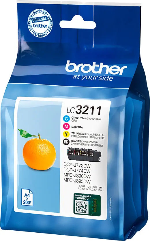BROTHER Valuepack Tinte CMYBK LC-3211VAL DCP-J774DWW 200 Seiten Idealshop