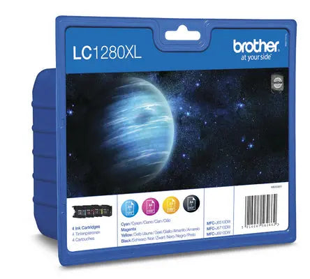 BROTHER Valuepack Tinte HY CMYBK LC-1280VA MFC-J6510DW 2400/1200 S. Idealshop