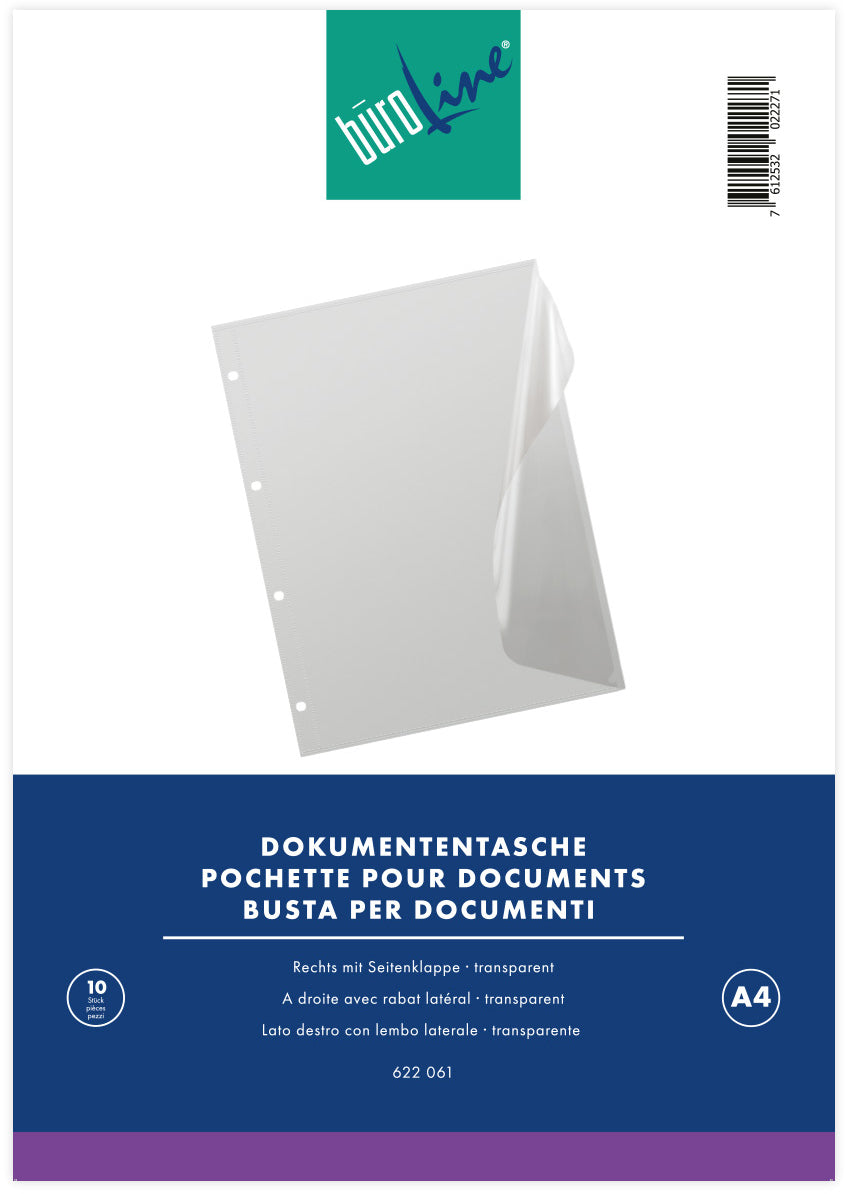 BÜROLINE Dokumententaschen A4 622061 10 Stück Idealshop
