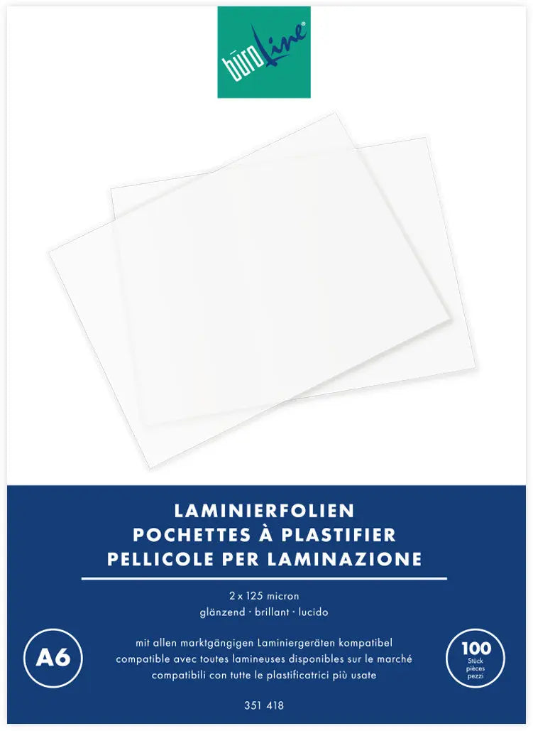 BÜROLINE Laminiertasche A6 Idealshop