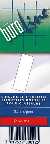 BÜROLINE Rückenschild Ordner 51x143mm Idealshop