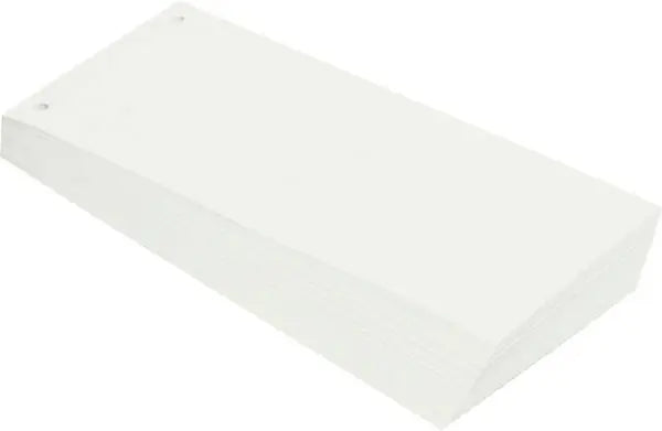 BÜROLINE Trennstreifen 10,5x24cm 660577 weiss 100 Stück Idealshop