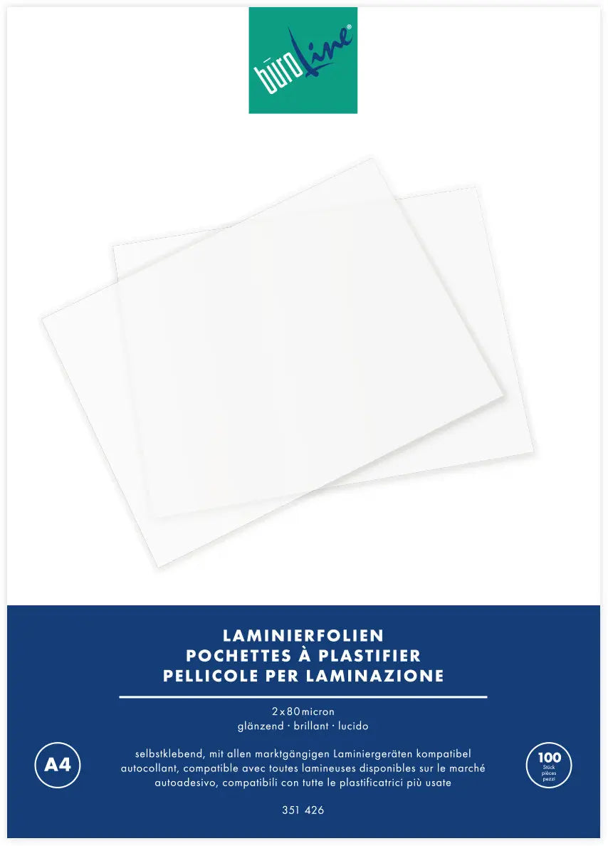 BÜROLINE Laminiertasche A4 Idealshop