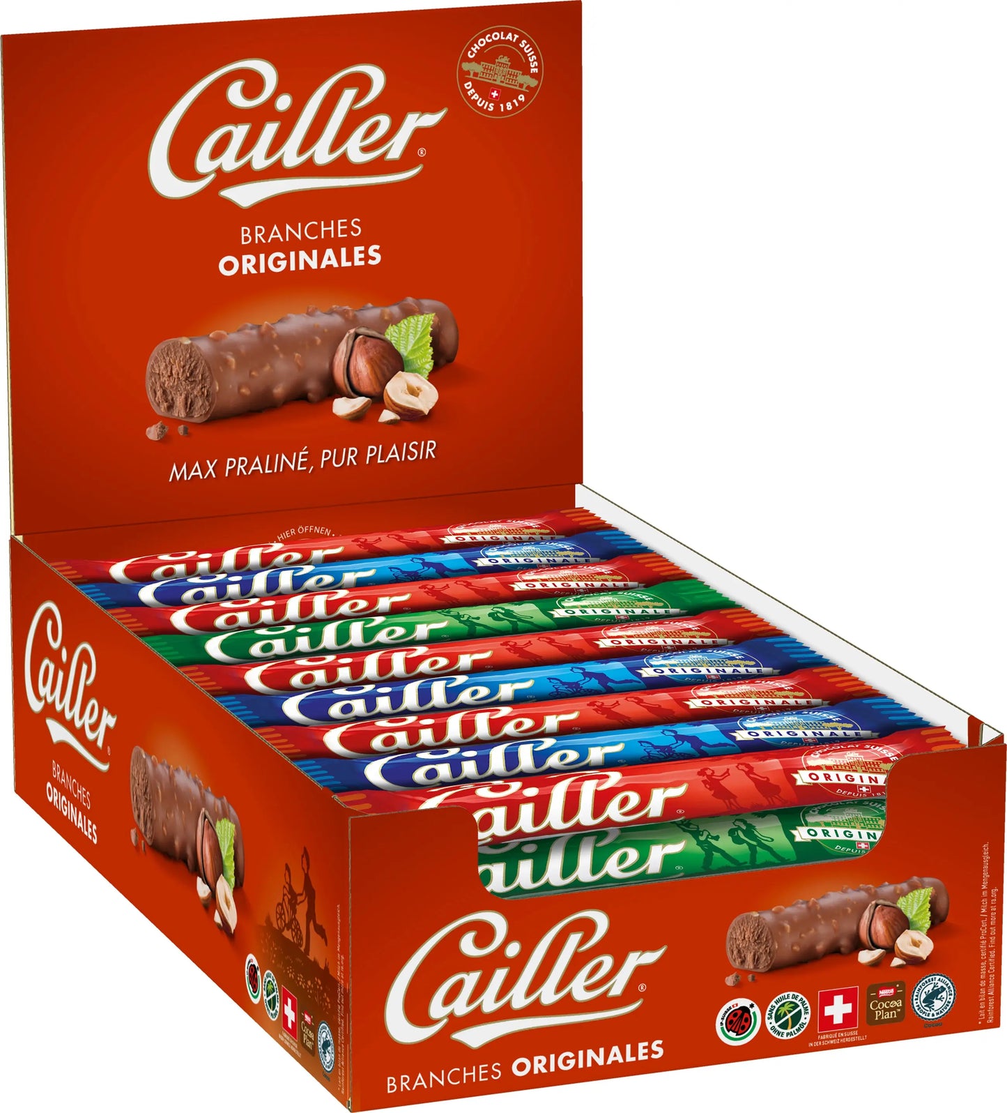CAILLER Branches Milch 12367827 46g, 44 Stk. Idealshop