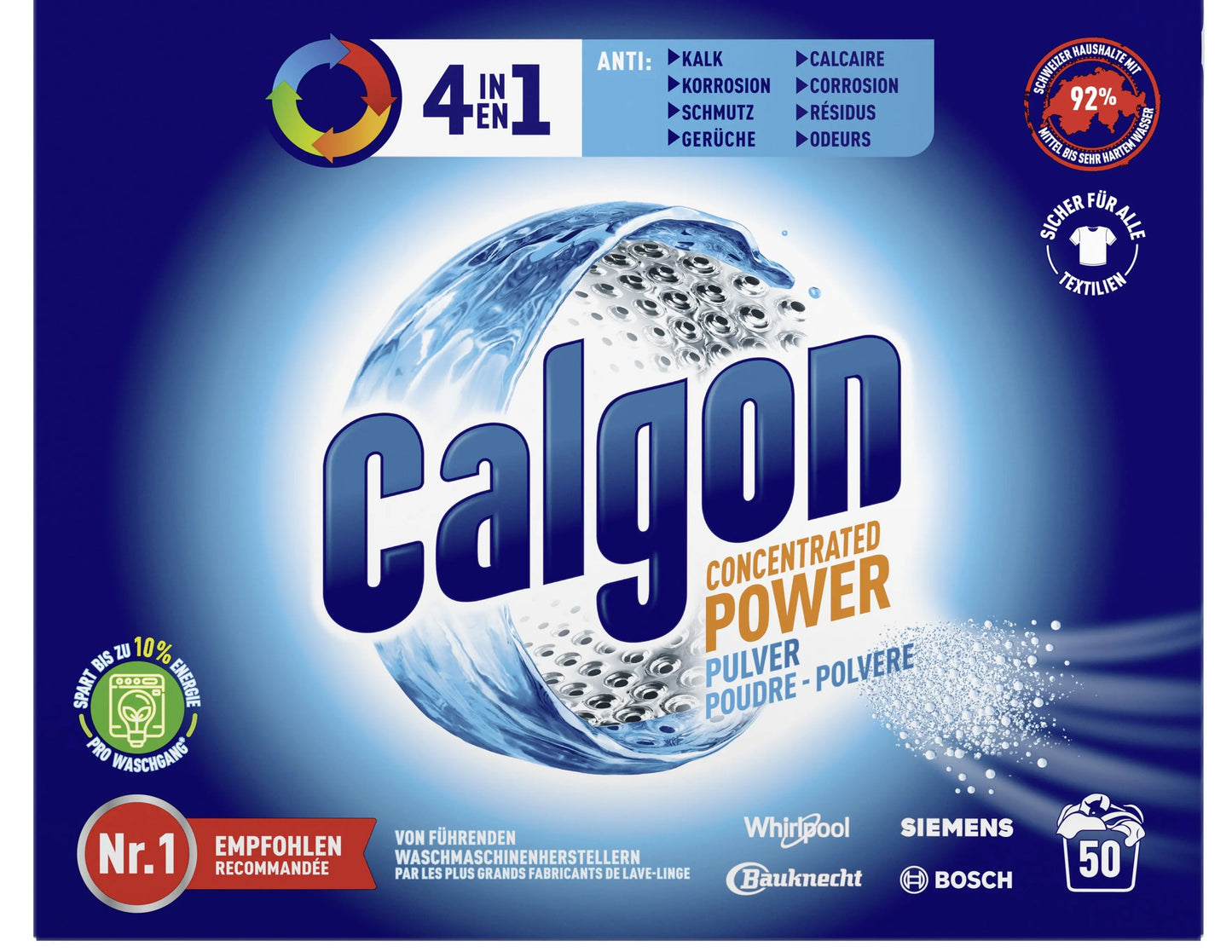 CALGON Pulver 1.25kg 3250154 4in1 Idealshop