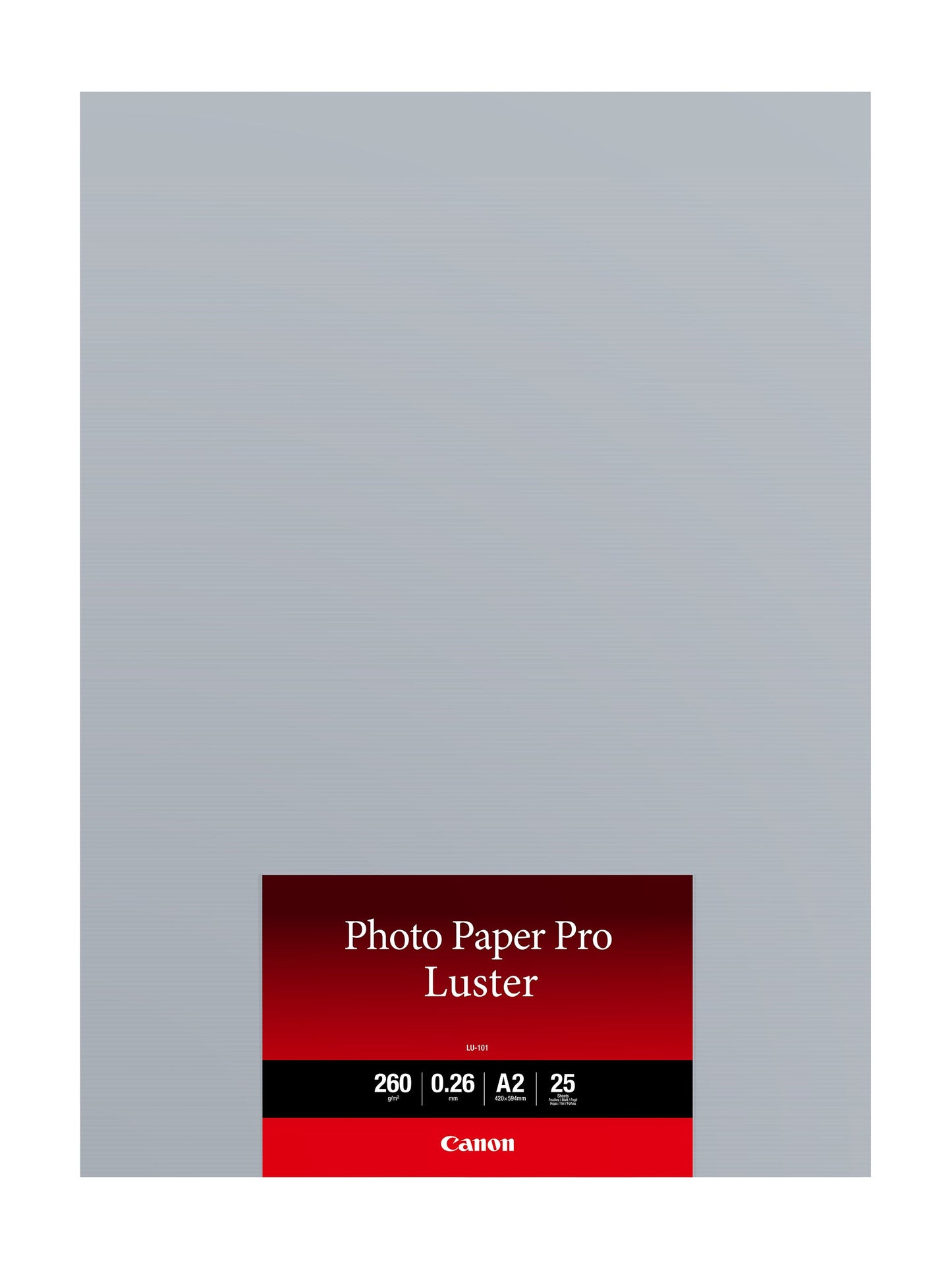 CANON Photo Paper Pro Luster A2 LU101A2 InkJet 260g 25 Blatt Idealshop