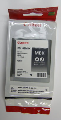 CANON Tintenpatrone matt schwarz PFI102MBK iPF 700 130ml Idealshop