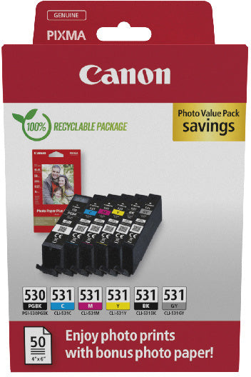 CANON Photo Value Pack CMYBKGY Idealshop
