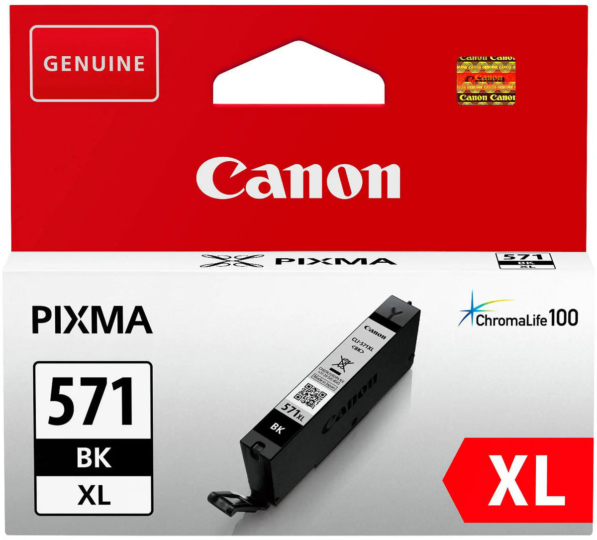 CANON Tintenpatrone XL schwarz CLI-571XLBK PIXMA MG5750 11ml Idealshop