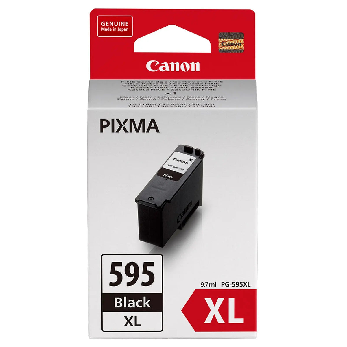 CANON Tintenpatrone XL schwarz PG-595XL PIXMA TS 4150i/6550i 9.7ml Idealshop