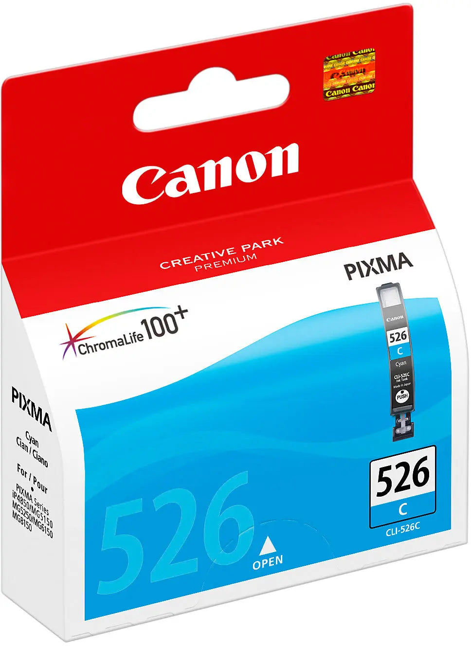 CANON Tintenpatrone cyan CLI-526C PIXMA iP 4850 9ml Idealshop